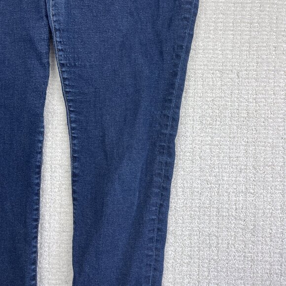 American Apparel Jeans Womens 32 Dark Blue Denim USA Made Skinny - Picture 8 of 16